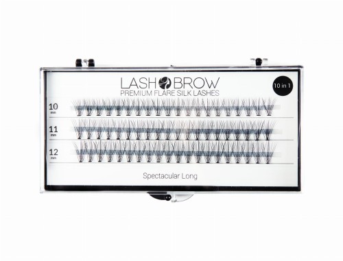 Spectacular Long Jedwabne rzęsy w kępkach PREMIUM FLARE SILK LASHES kępki