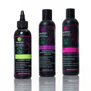 Trychologiczny zestaw: szampon, maska, peeling