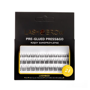 Rzęsy samoprzylepne NOMAKEUP Press&go KĘPKI