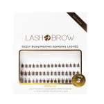Rzęsy BONDINGOWE brązowe do przedłużania w domu ICONIC