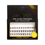 Rzęsy samoprzylepne brązowe EVERYDAY Press&go KĘPKI 