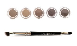 Zestaw Wodoodporna pomada do brwi Lash Brow + Pędzelek dwustronny